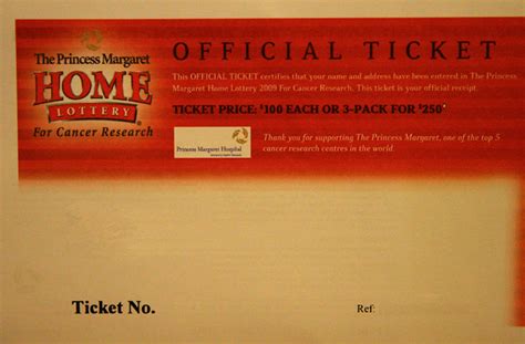 check my princess margaret ticket.